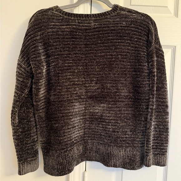 Pink Rose Dark Green/Brown Chenille Sweater - Size S - Picture 2 of 2